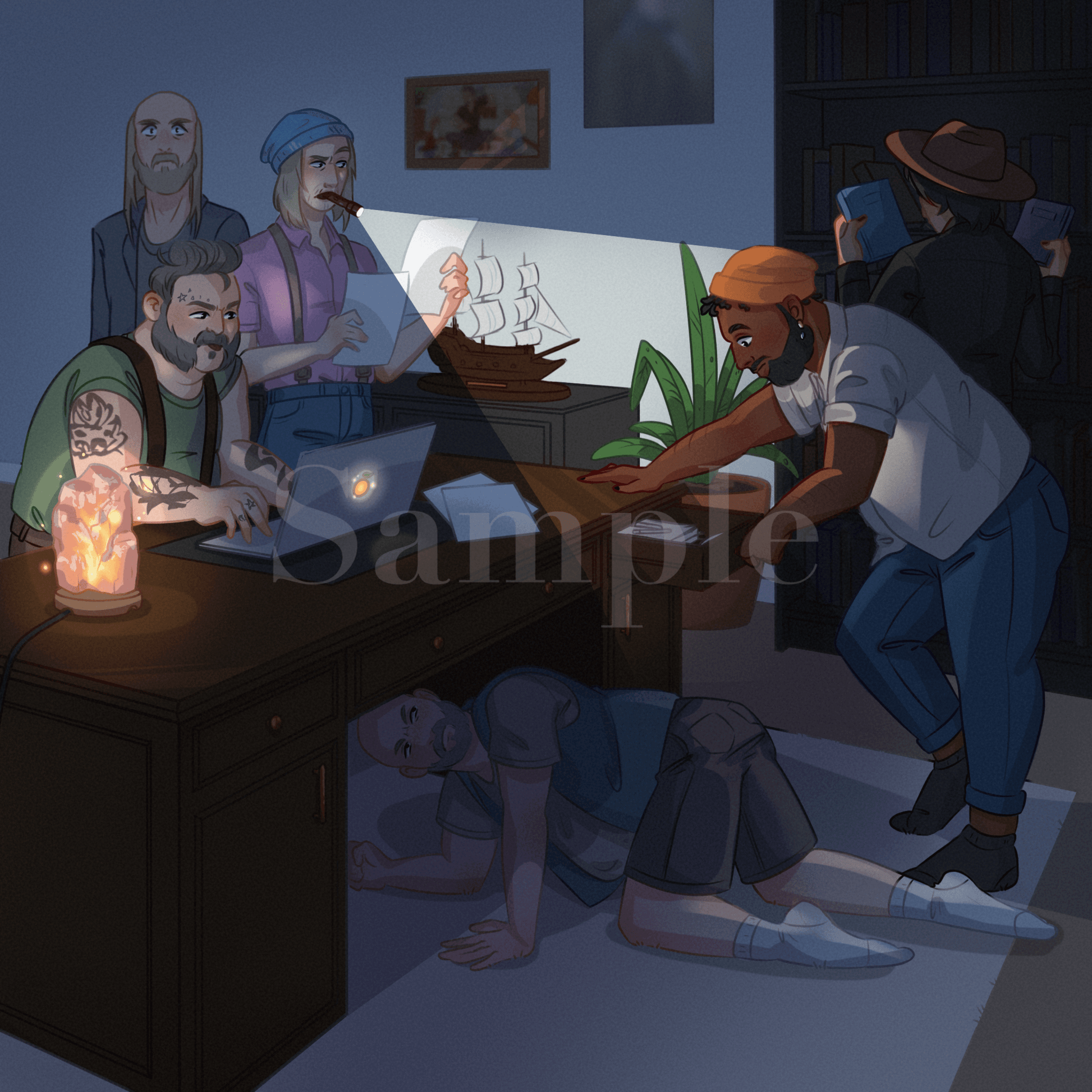 Looking For Dm Notes Large (7X7) Art Prints