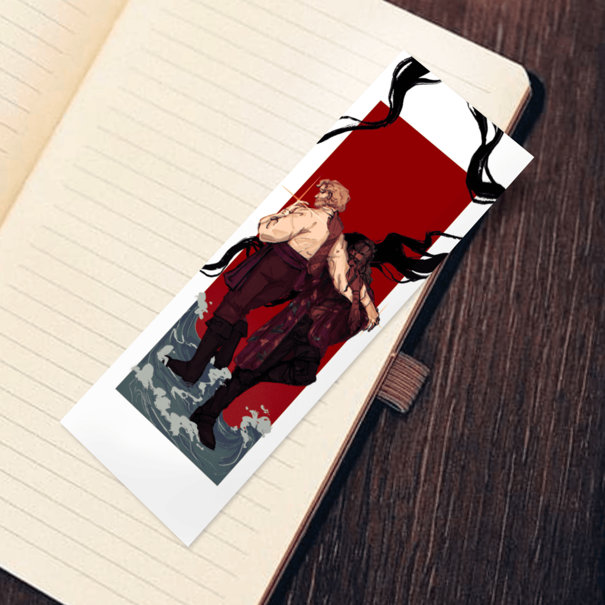 Meeting On The High Seas Bookmark (2X6) Art Prints