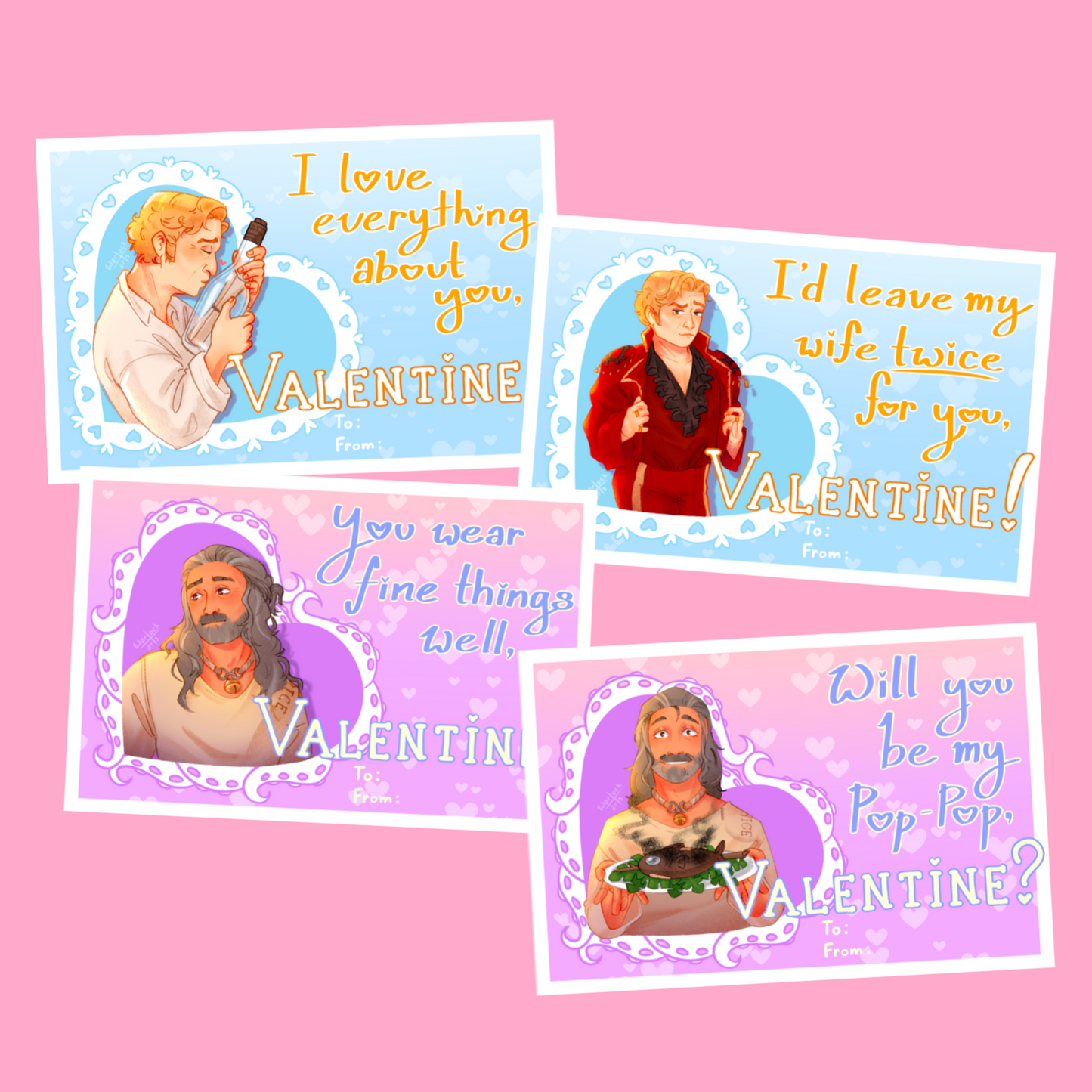 Valentine's Day Cards (4x6)