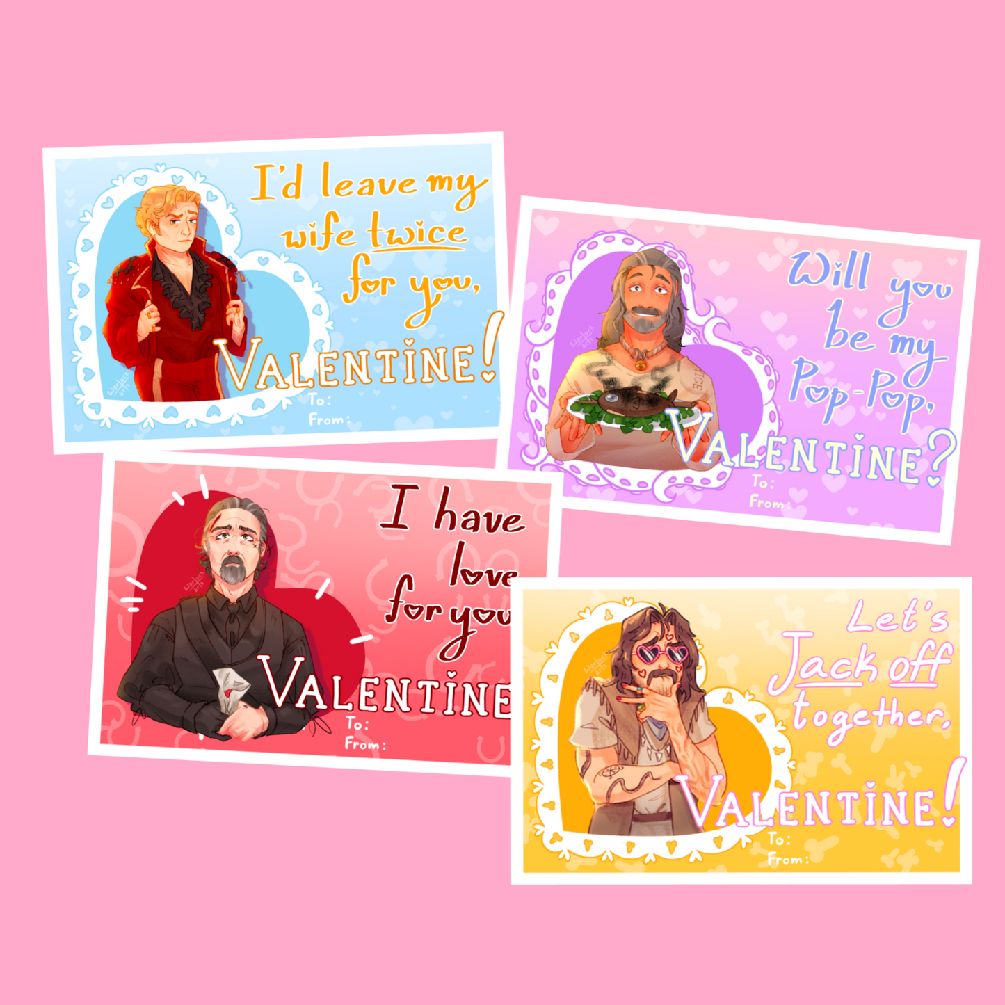 Valentine's Day Cards Digital Download