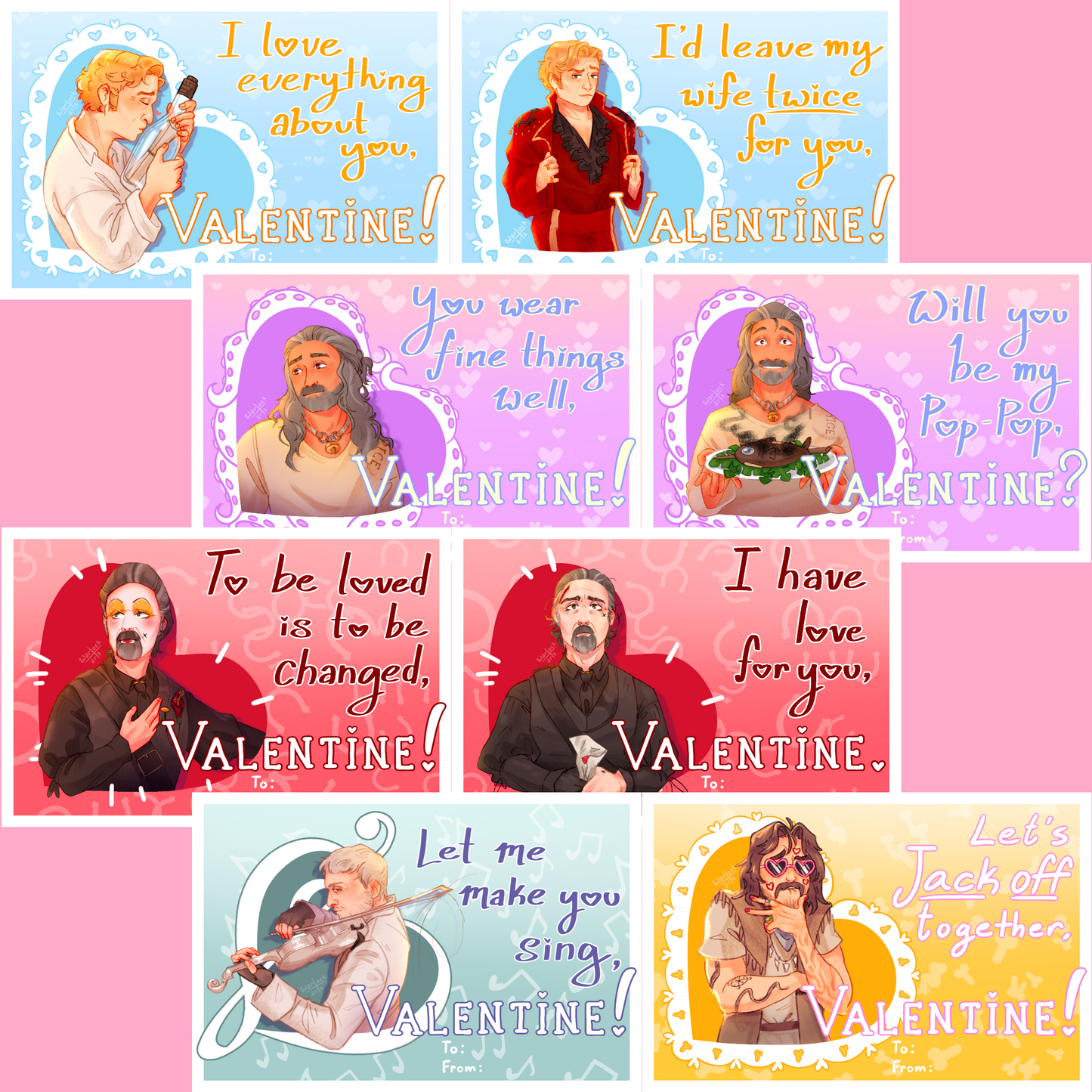 Valentine's Day Cards (4x6)