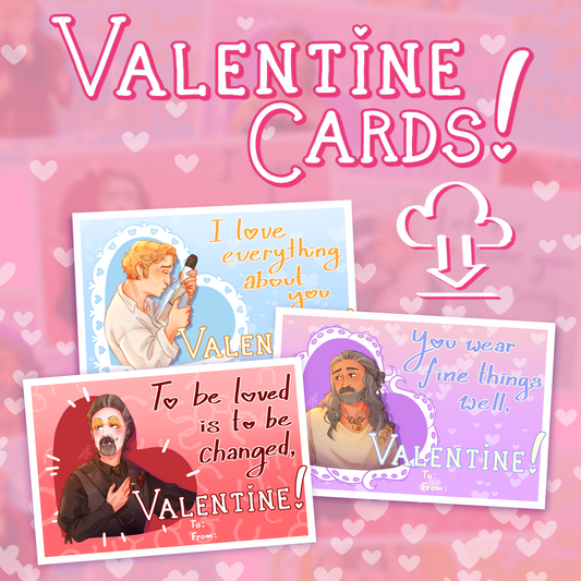 Valentine's Day Cards Digital Download