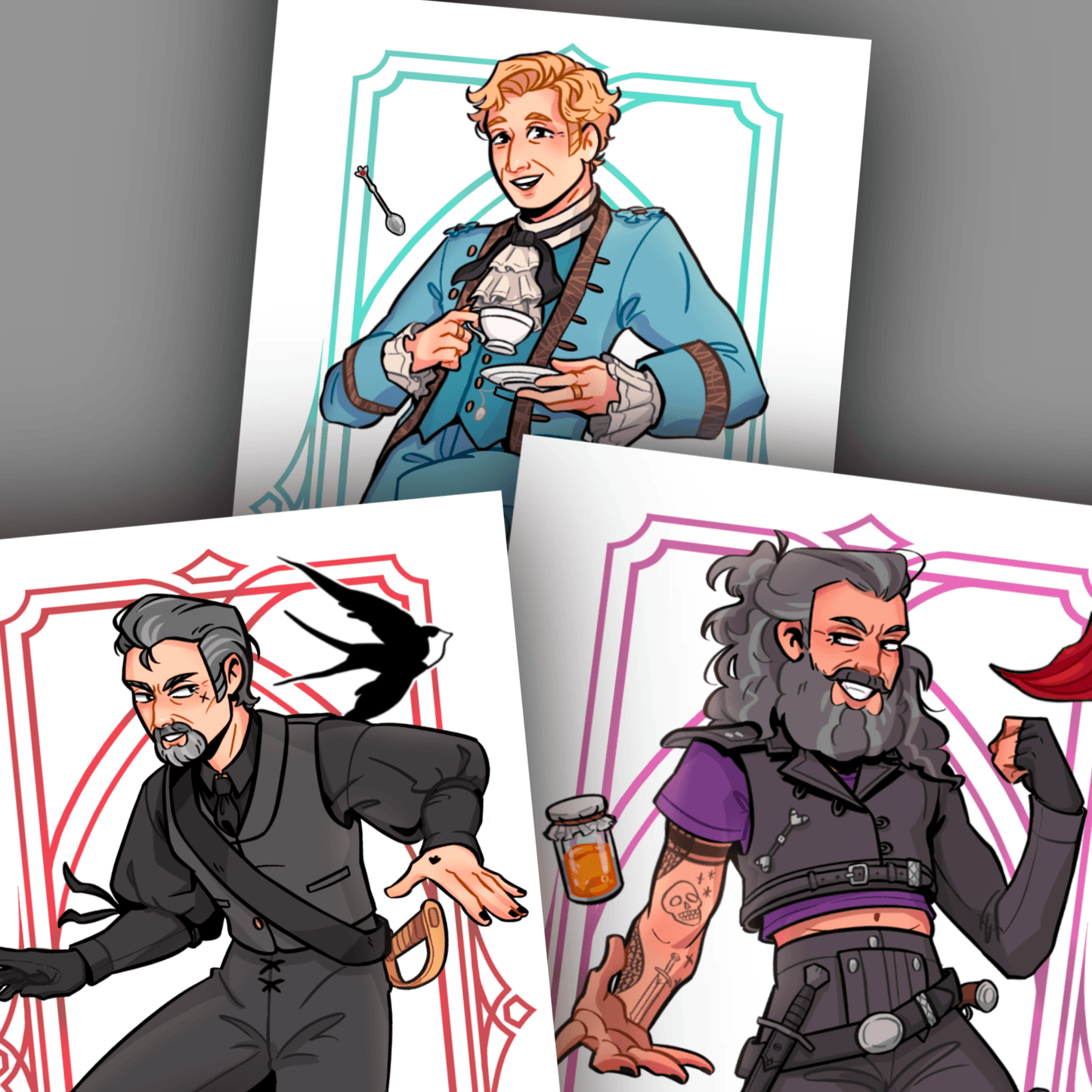 10% Off Character Card Bundle Art Prints