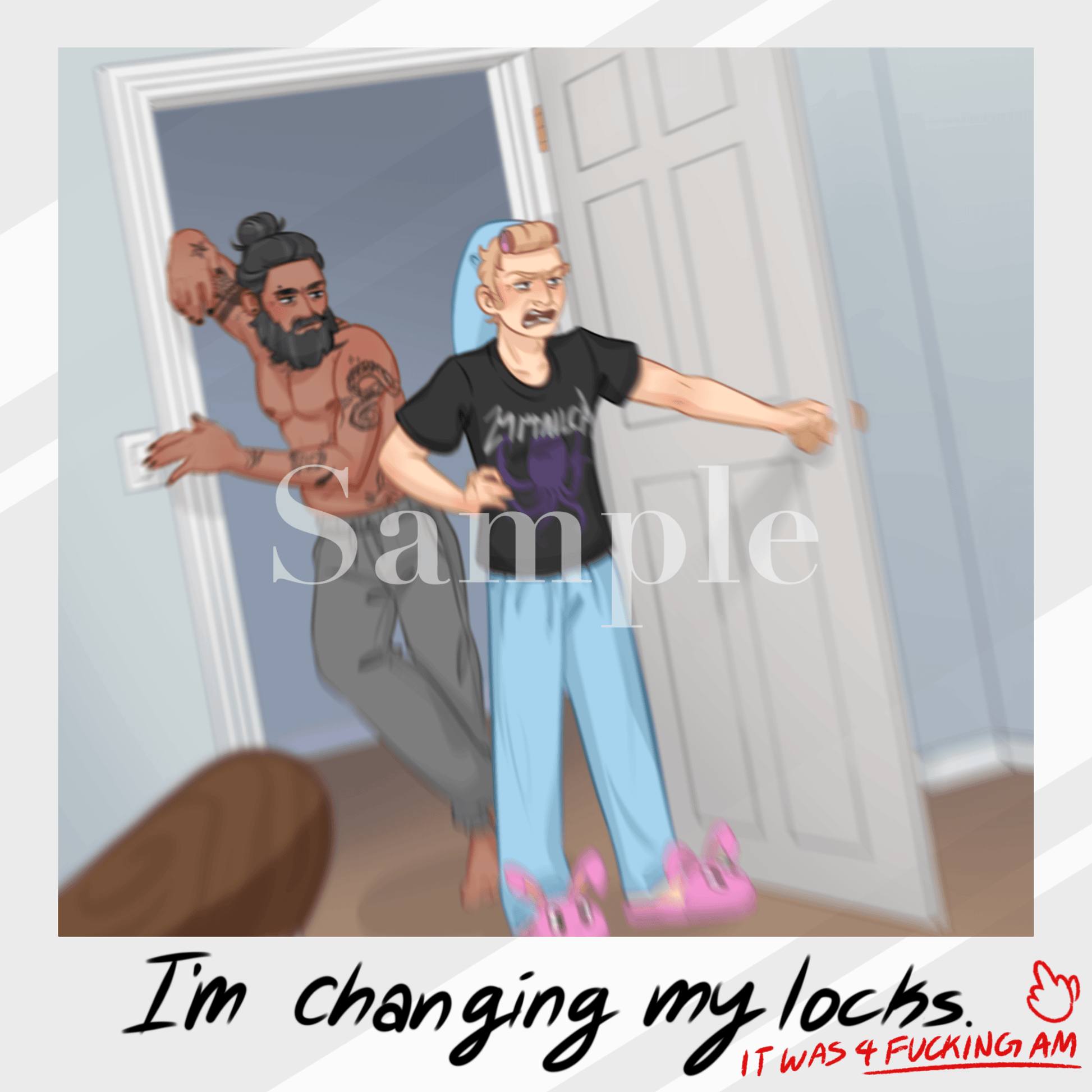 Im Changing My Locks (Polaroid Print) Art Prints