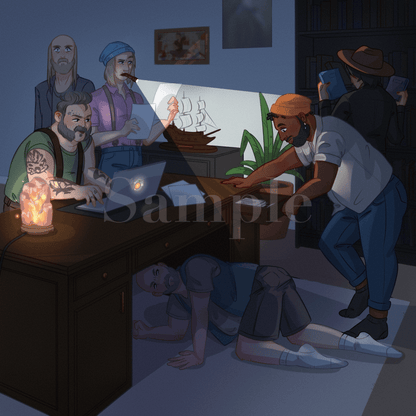 Looking For Dm Notes Large (7X7) Art Prints